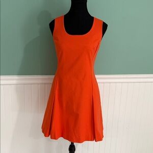 Lauren Ralph Lauren Bright Orange Mini Dress